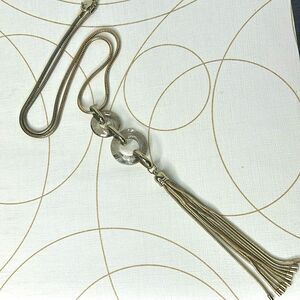 Mythologie Long Tassel Necklace